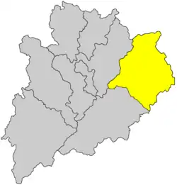 Location in Meizhou