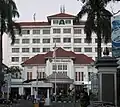 The hotel in 2012, still bearing the name "Inna Garuda"
