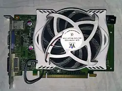 Nvidia GeForce GT 240, manufactured by NVIDIA board-partner Inno3D
