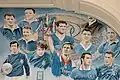 Ibrox 'blue room' mural of past players