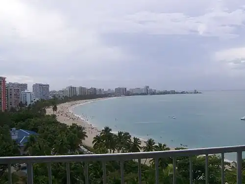 Isla Verde skyline in Carolina