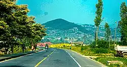 Panoramic view of Kibeho at Nyaruguru District