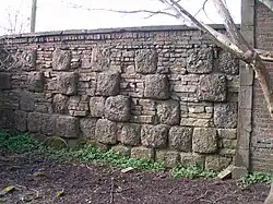 A part of the kitchen garden wall