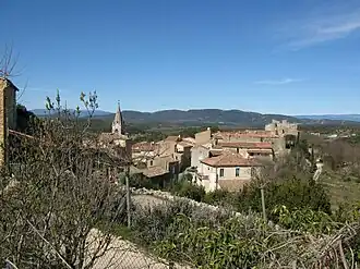 A general view of Labastide-de-Virac