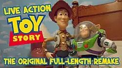 A 2009 Thinkway Toys Toy Story Collection "Cloud logo" Woody and a 2009 Thinkway Toys Toy Story Collection "Cloud logo" Buzz Lightyear holding each other