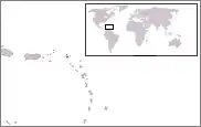 Location map for Saint-Martin.