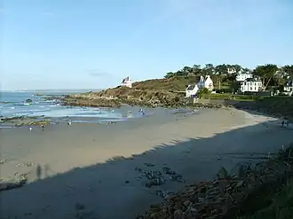 The beach at Locquirec