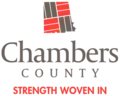 Official logo of Chambers County