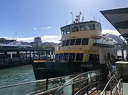 MV Fishburn at Circular Quay