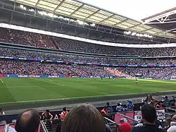 Manchester United against Chelsea in 2018