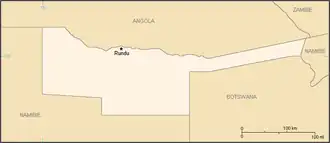 Map of the Bantustan
