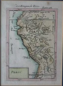 Perou. Das Königreich Perou, from Description de l'Univers, contenant les différents systèmes du monde