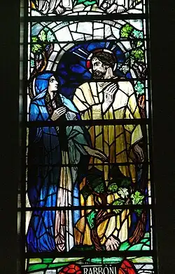 Margaret Chilton stained glass window in Glasgow Church
