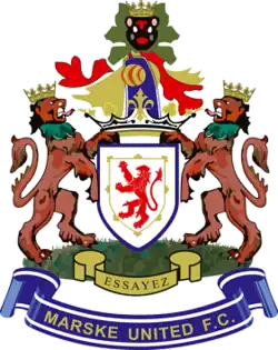 Marske United's emblem