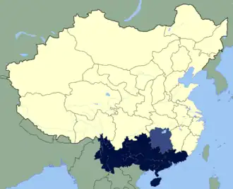 Provincial members of the Constitutional Protection Movement shown in dark blue; former member (light blue)