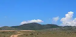 Monegre peak in Sierra de Nava Alta
