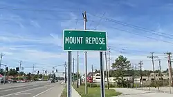 Mount Repose community sign