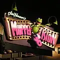Original marquee at Disney California Adventure, with Jim Henson's name attached to the attraction.