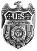 Badge of an NCIS Operational Representative