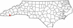 Location of Highlands, North Carolina