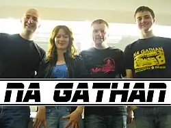 pictured: Tim Armstrong, Kathryn NicAoidh, Greg MacThòmais, Tomaidh MacAilpein