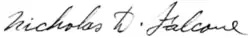 Signature of Nicholas D. Falcone