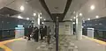 Tozai Line platforms, February 2020