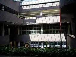 Modern photo of the atrium and skylight of the New Main