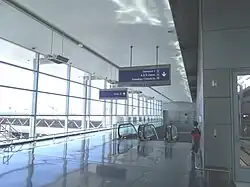 Inside PHX Sky Train Terminal 4 Station.
