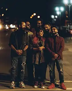 Members (From Left): Ajay Krishnan, Midhun Paul, Vijo Job, Sithara Krishnakumar, Liboy Praisly Kripesh and Srinath Nair