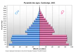 Cambodian Population Pyramid-2005