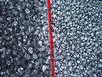 Reticulated foam