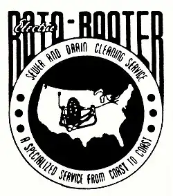 Original Roto-Rooter logo, (1940–1953)