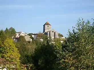 A general view of Saint-Sauvant