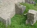 Remains of the staircase tower (D on the castle map)