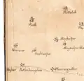 (Khiraree) or Kirari in Sketch of the Environs of Delhi, 1807. National Archives of India[4]