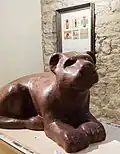 A large chocolate Sculpture inspired by a work of Simson von Seakyl