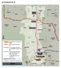 Alternative 6: Driver-operated heavy rail