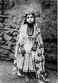 A Shahsevan girl in traditional dress