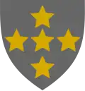 Southern Command Army Catering Corps (Grey with yellow stars)