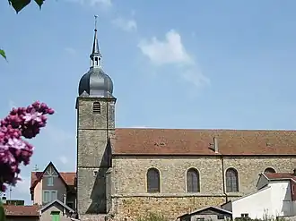 The church in Deneuvre