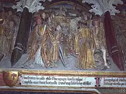 St Firmin baptises converts.