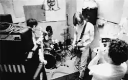 The Studdogs in Kyle Justin's rehearsal space