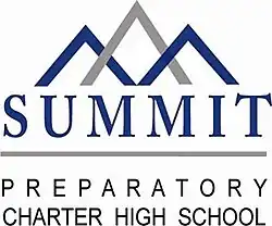 The logo of Summit Preparatory Charter High School