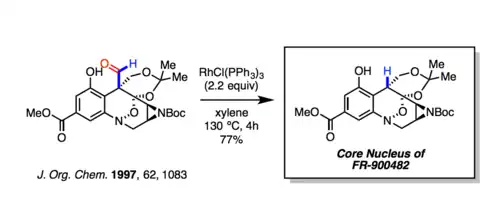 Tsuji–Wilkinson decarbonylation