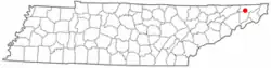 Location of Spurgeon, Tennessee