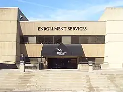 Enrollment Services Former Administration Building 1972