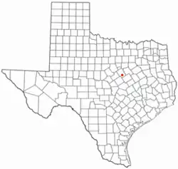 Location of Clifton, Texas