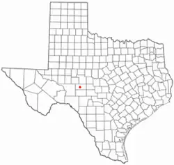Location of Eldorado, Texas
