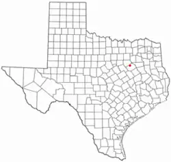 Location of Emhouse, Texas